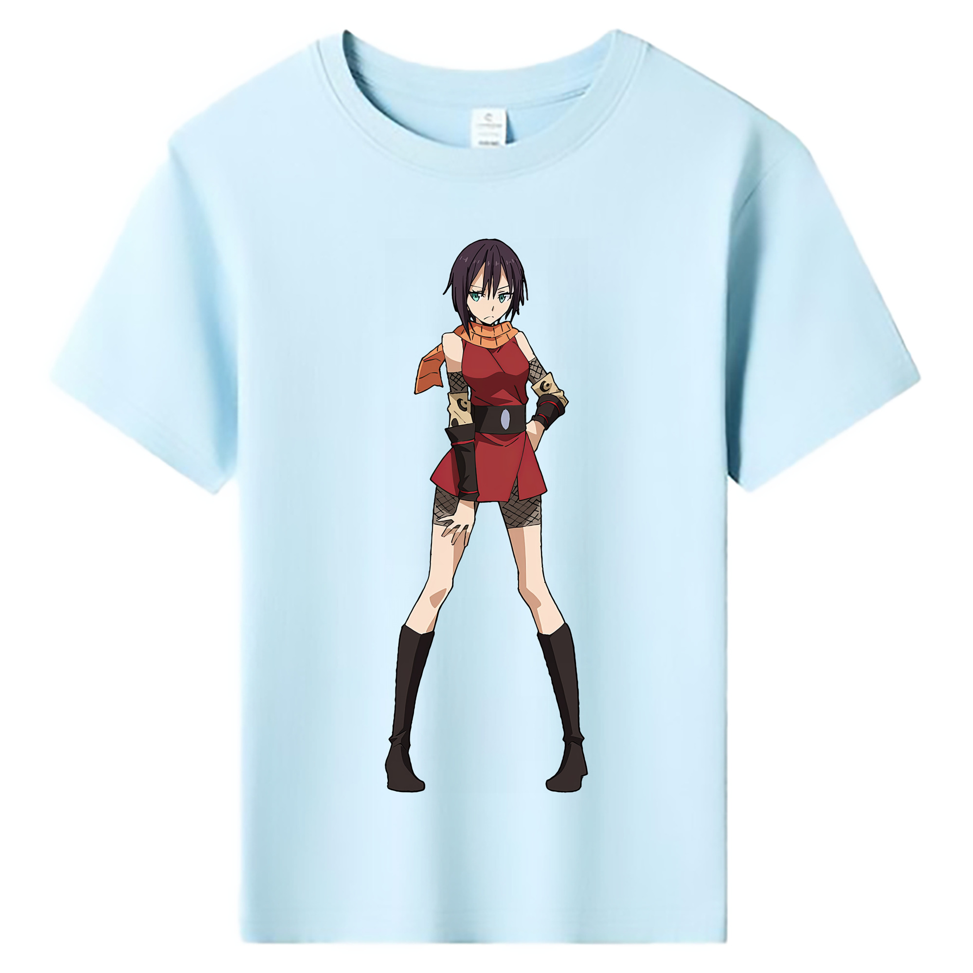 （画像用） 転スラ Regarding Reincarnated to Slime 綿100％キッズTシャツ（フロントプリント）